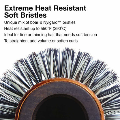 Olivia Garden EcoCeramic Soft Bristle Thermal Brush 2 1/2" EC-36S