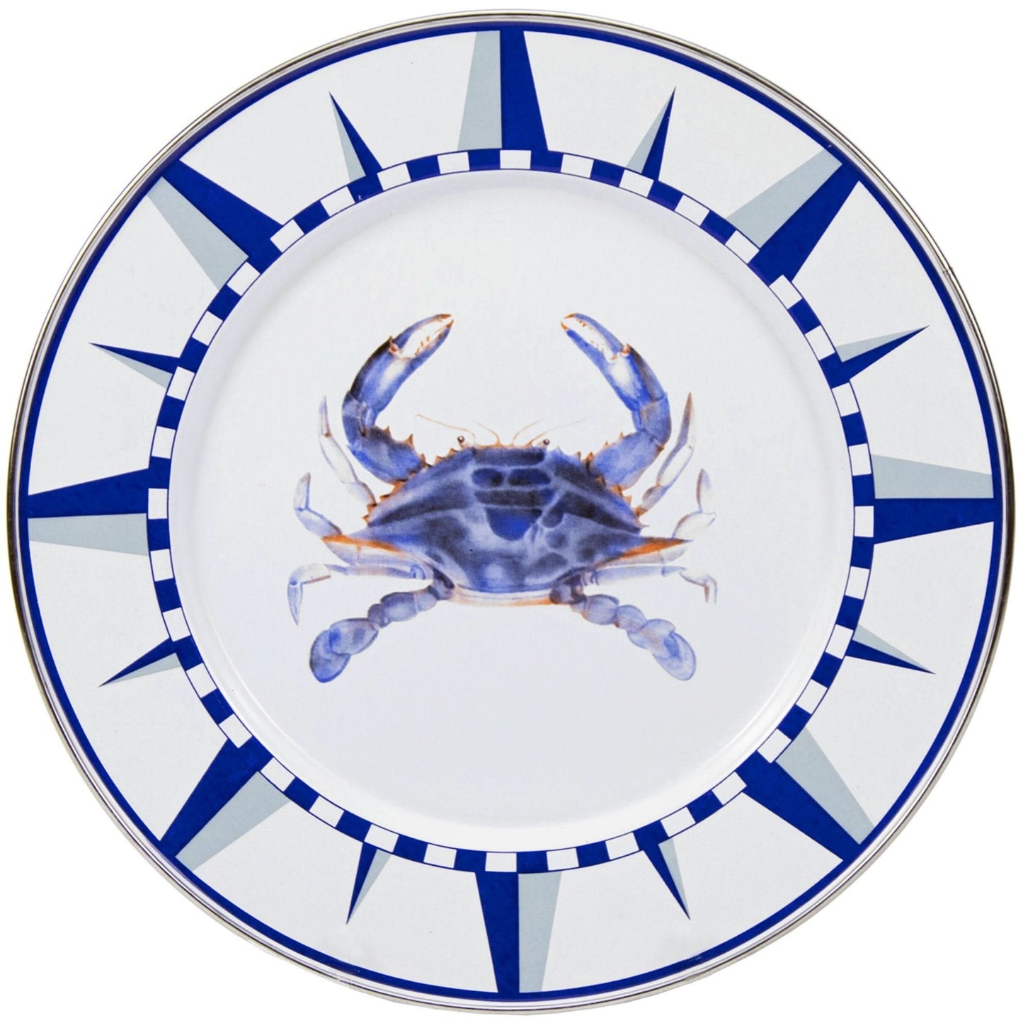 Golden Rabbit Enamelware Dinner Plates - Set of 4