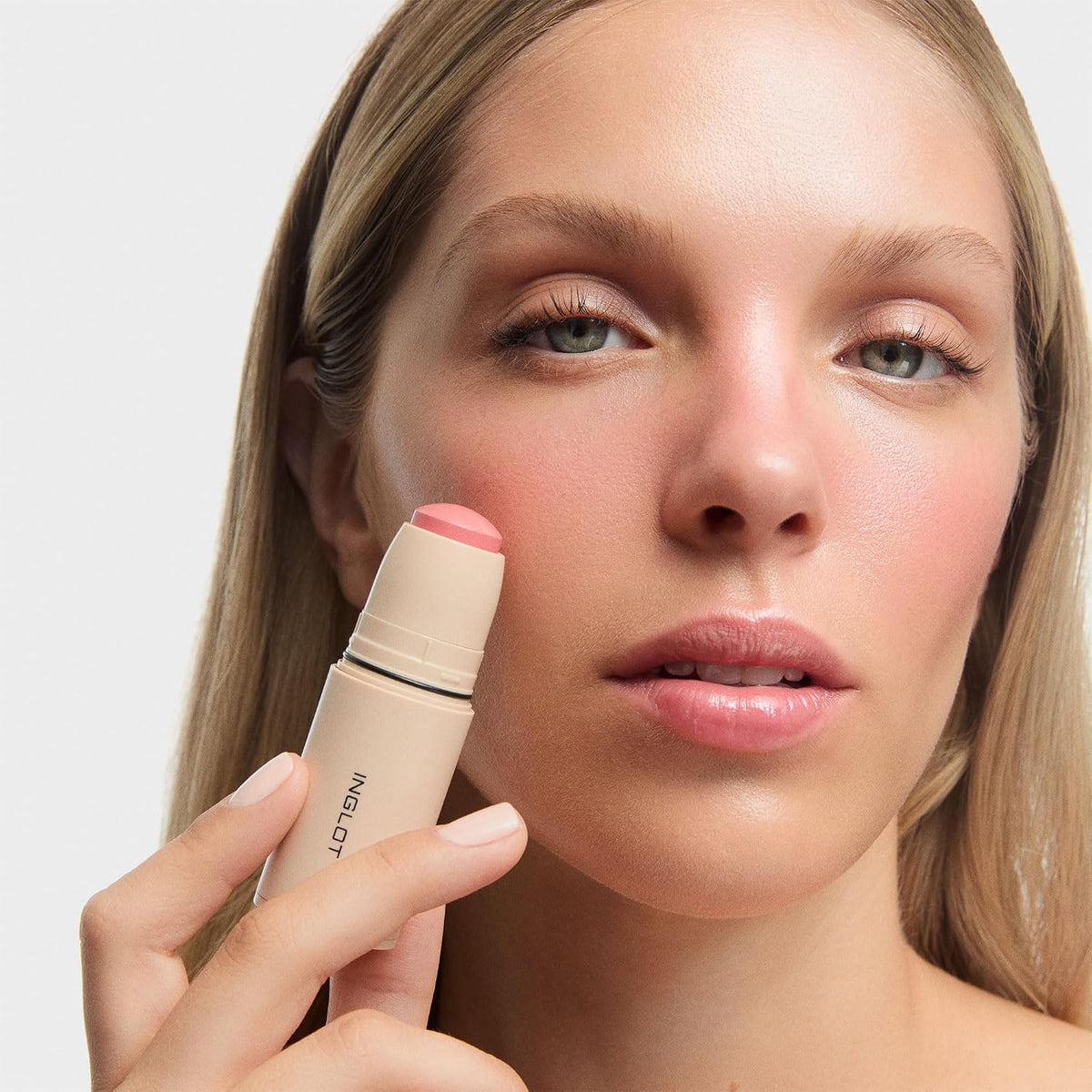 INGLOT Cream Stick Blush Rusty Pink 211 Bright Coral 6.2 g