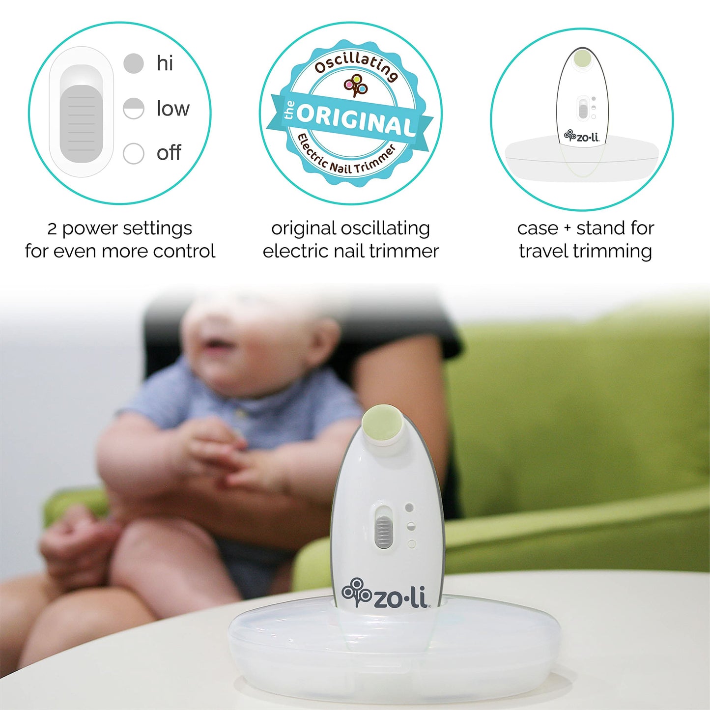 ZoLi Buzz B Electric Baby Nail Trimmer