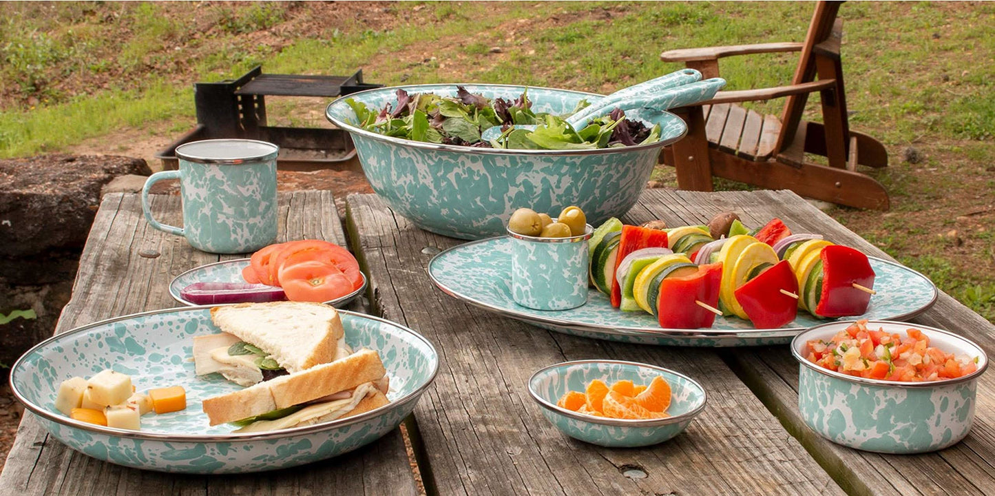 Golden Rabbit Enamelware 2 piece Spoon Set
