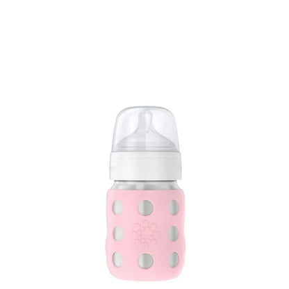 Lifefactory Stainless Steel Baby Bottle Stage 2 Wide Nipple