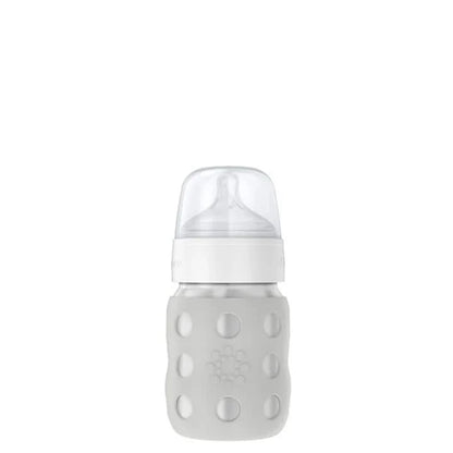 Lifefactory Stainless Steel Baby Bottle Stage 2 Wide Nipple