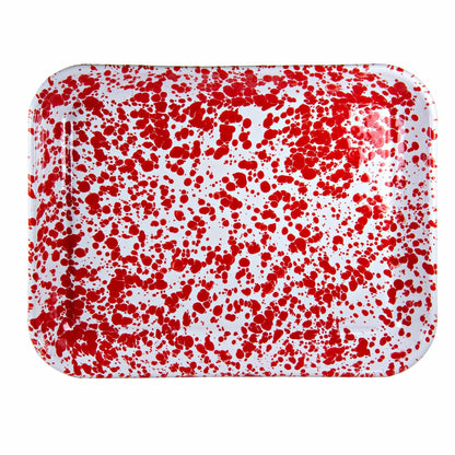 Golden Rabbit Enamelware Quarter Sheet Trays - Set of 2