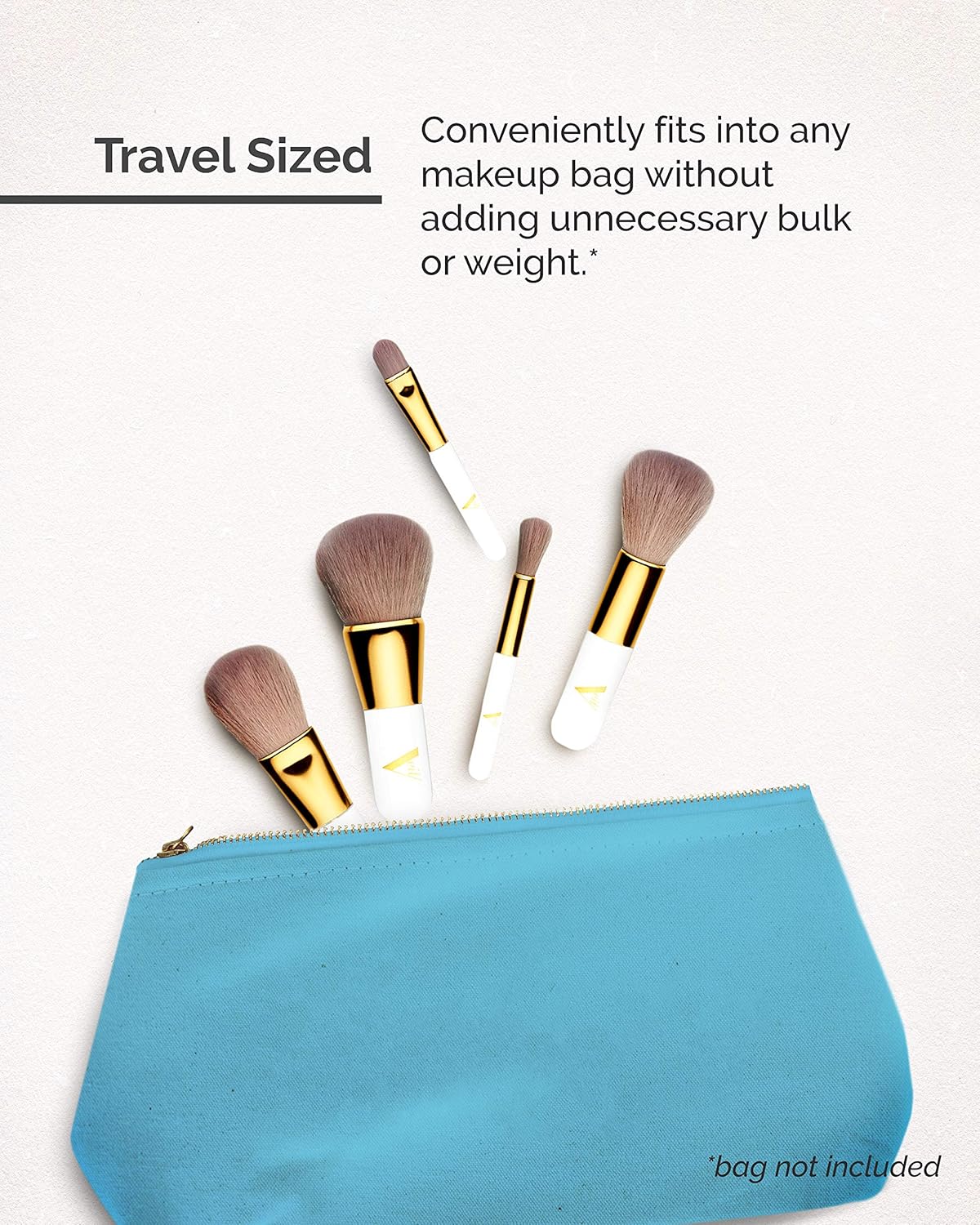 Veil Cosmetics Pro On The Go 5 Piece Brush Set