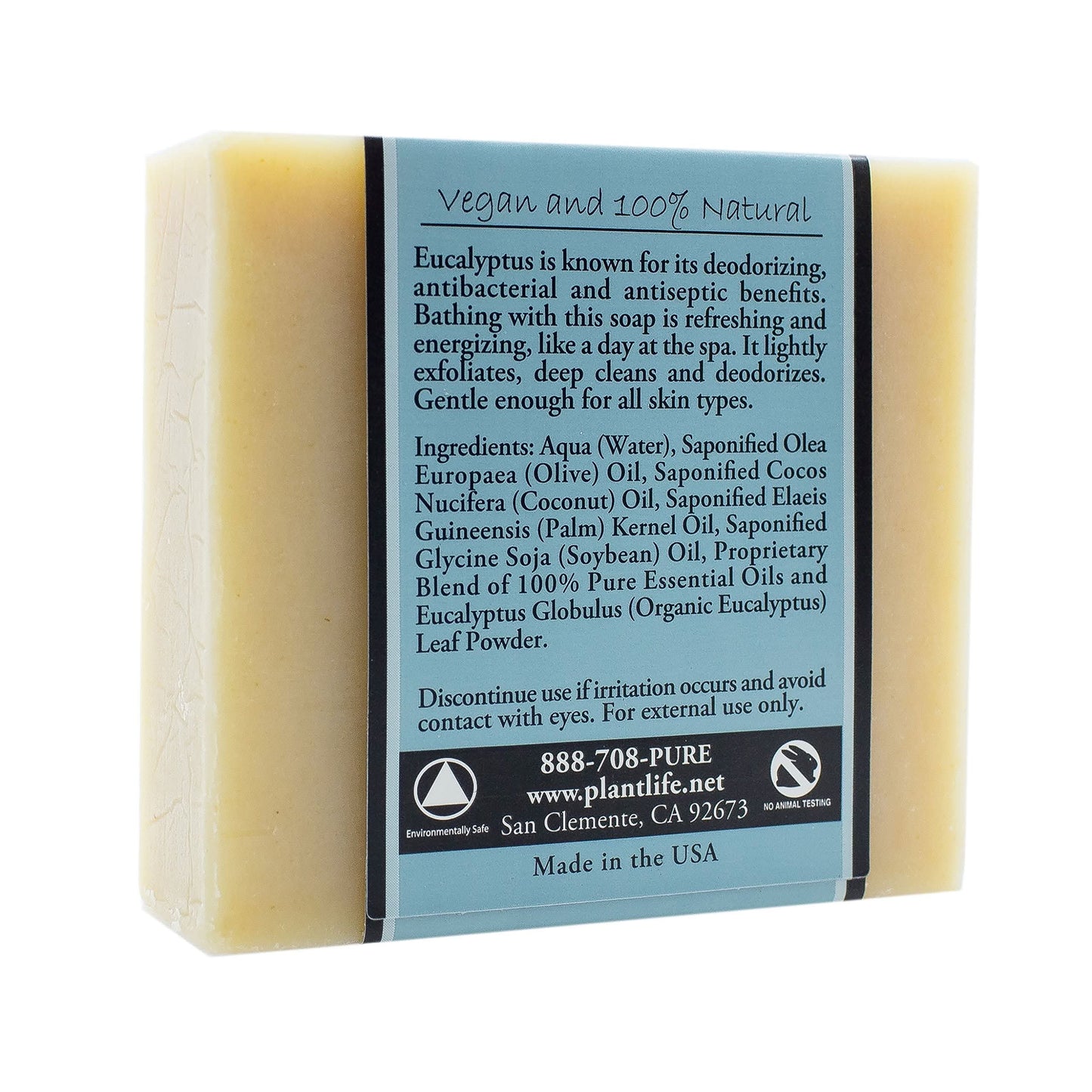 Plantlife Eucalyptus 4 oz Bar Soap