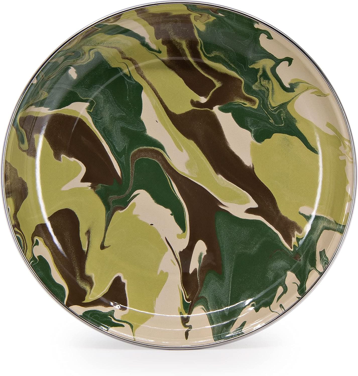 Golden Rabbit Enamelware Pasta Plates - Set of 4