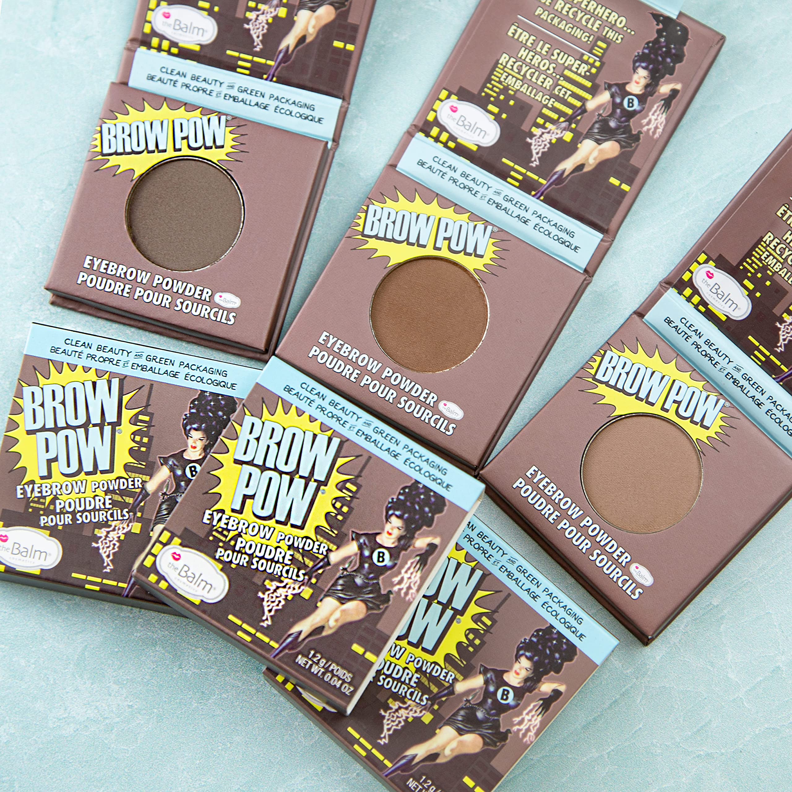 the Balm Brow Pow® Eyebrow Powder, Dark Brown