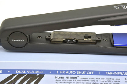 H2PRO CLASSIC SILK TITANIUM CERAMIC TOURMALINE IRON STRAIGHTENER - 1 1/4" (SR114)