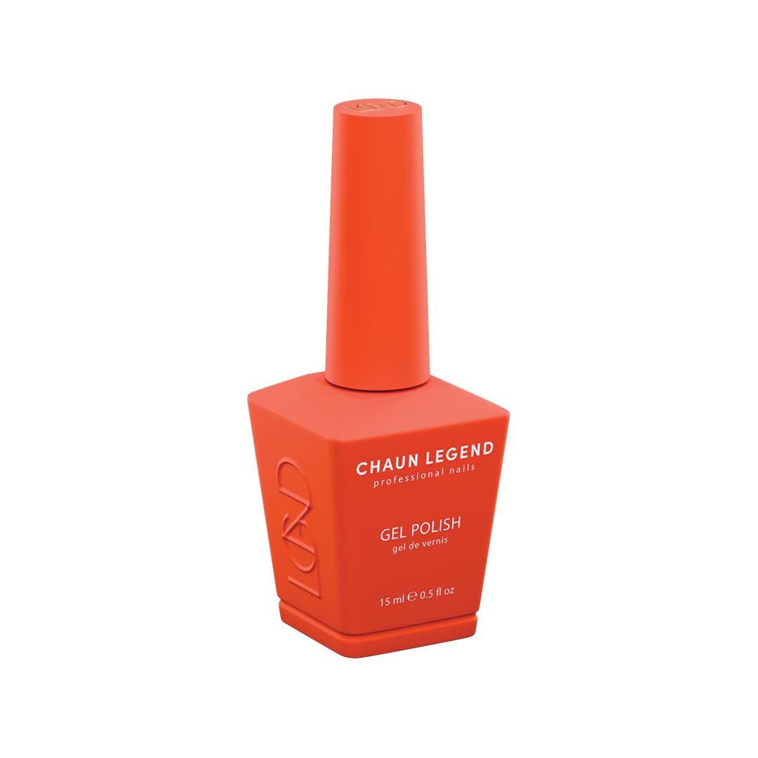 Chaun Legend Gel Nail Polish | No Pulp Please LG5164 (classic red-orange)  15ml