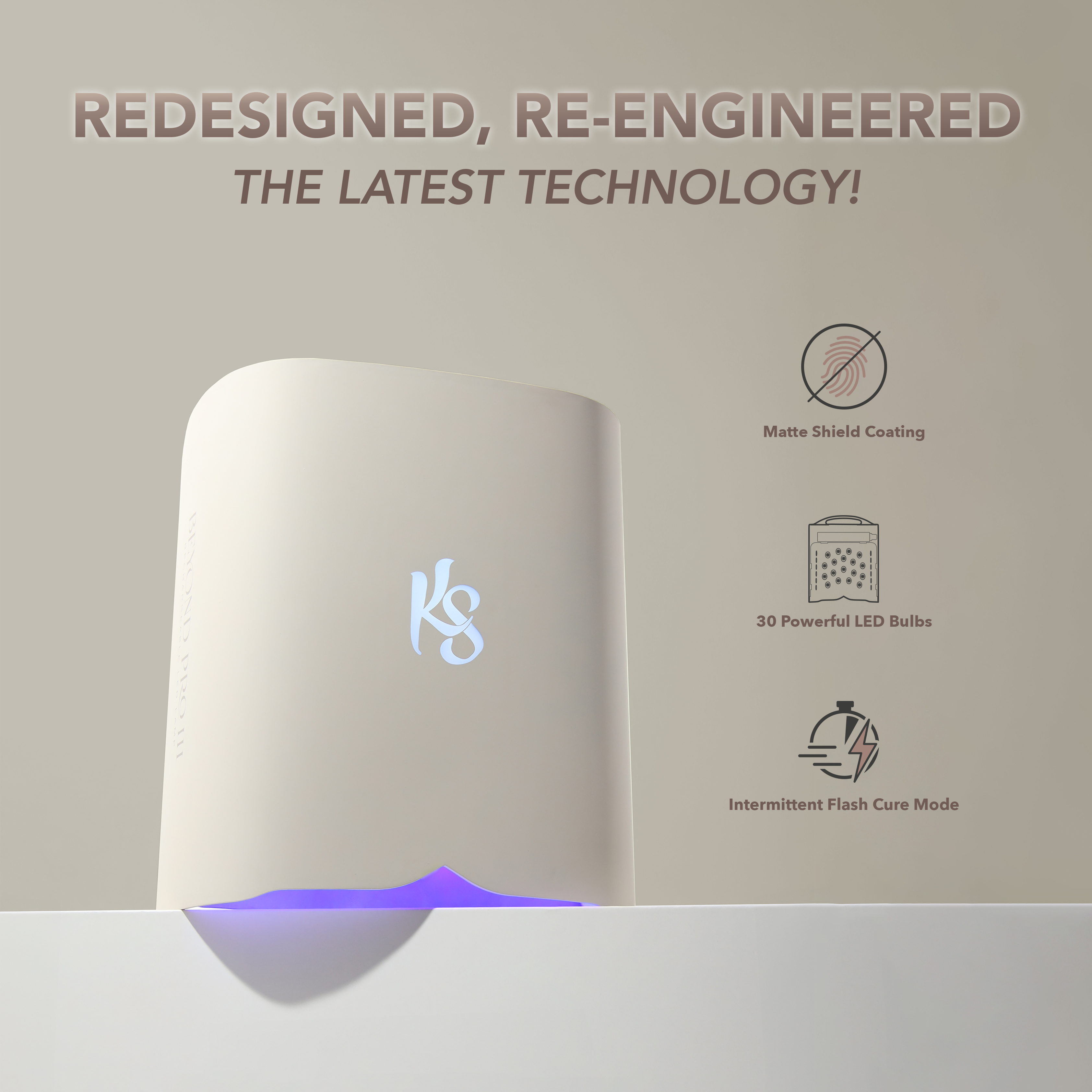 KIARA SKY Beyond Pro III LED Lamp - Matte WHITE