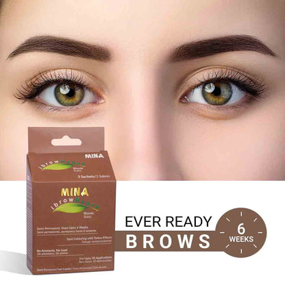 Mina Ibrow Henna Regular Brow Tint Kit