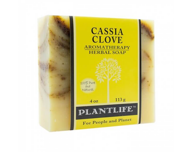 Plantlife Aromatherapy Herbal Soap Cassia Clove 4 oz