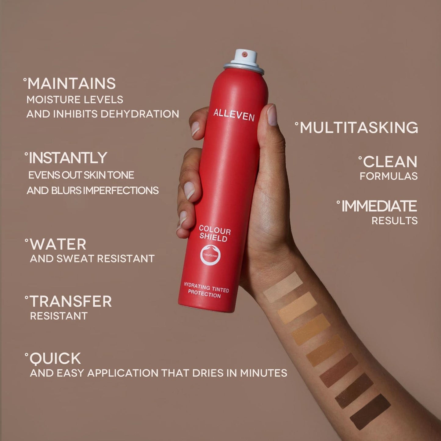 ALLEVEN COLOUR SHIELD BODY SPRAY