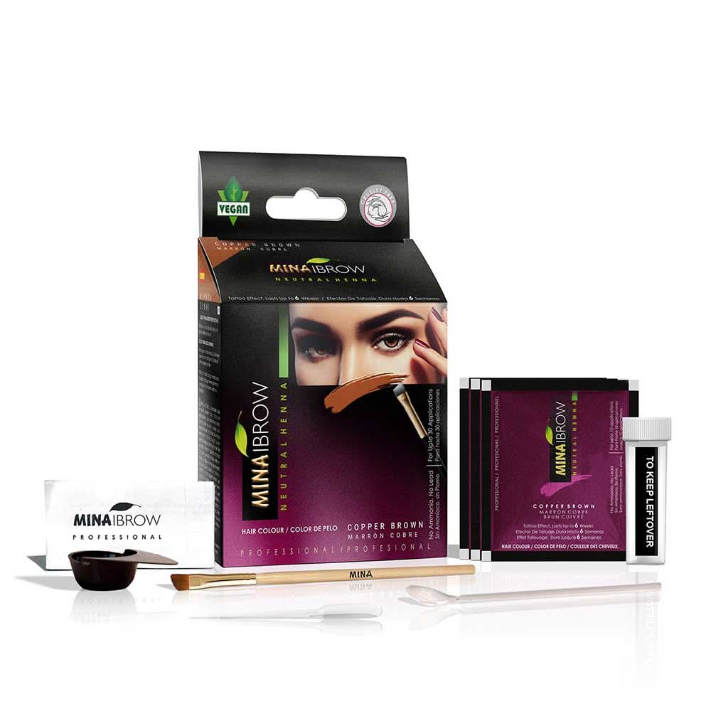 Mina Ibrow Henna Regular Brow Tint Kit
