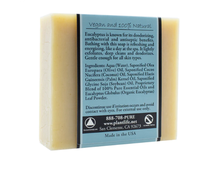 Plantlife Aromatherapy Herbal Soap Eucalyptus 4 oz