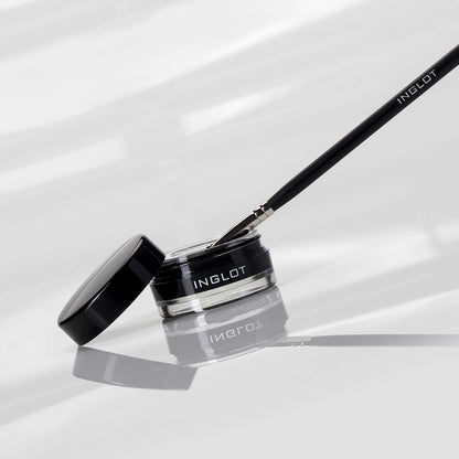 Inglot AMC EYELINER GEL 77 | Gel Eyeliner Matte | Black
