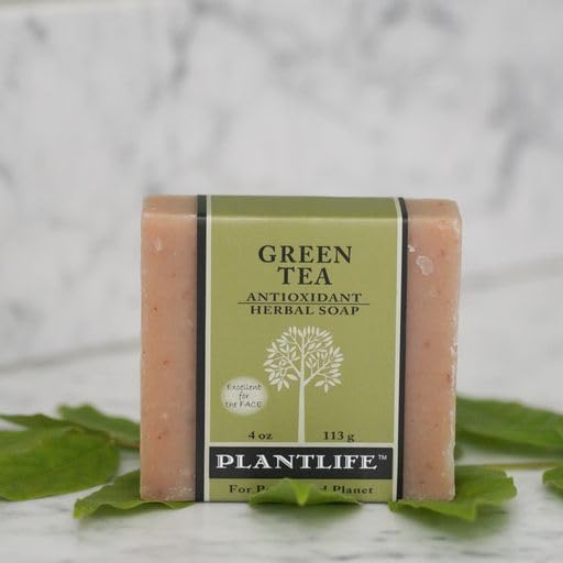 Plantlife Aromatherapy Herbal Soap Green Tea 4 oz