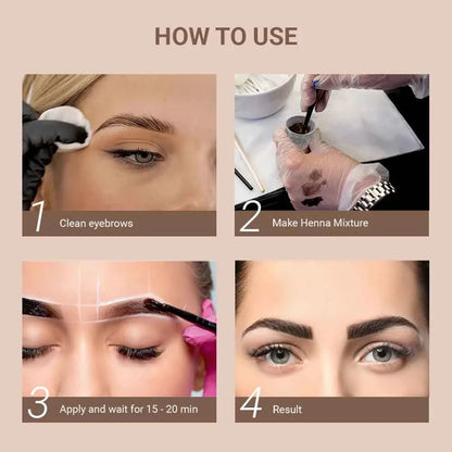 Mina Ibrow Henna Regular Brow Tint Kit