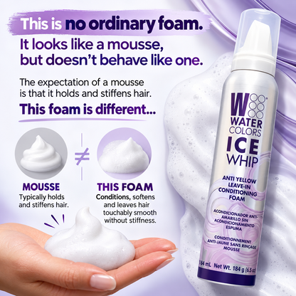 Watercolors Ice Whip Leave-In Conditioning Foam