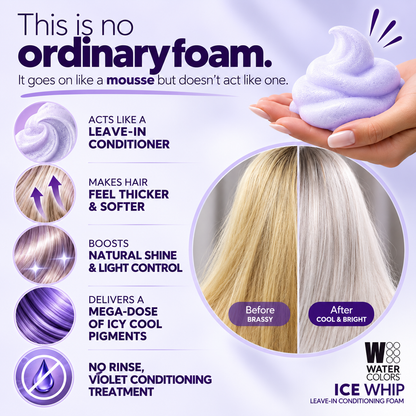 Watercolors Ice Whip Leave-In Conditioning Foam