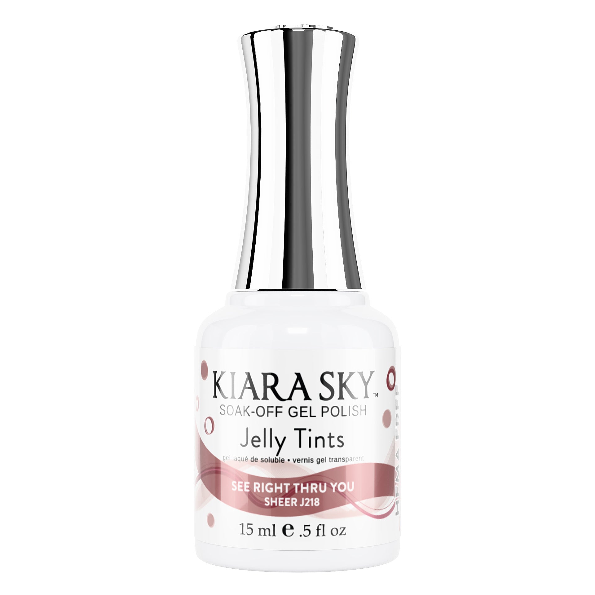 KIARA SKY Jelly Tints Soak Off Gel Polish 0.5 Fl Oz