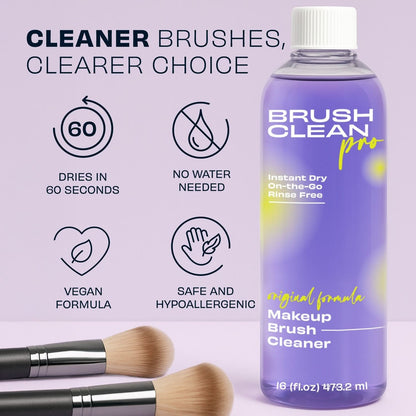 Brush Clean PRO Makeup Brush Cleaner 16 oz - Lavender