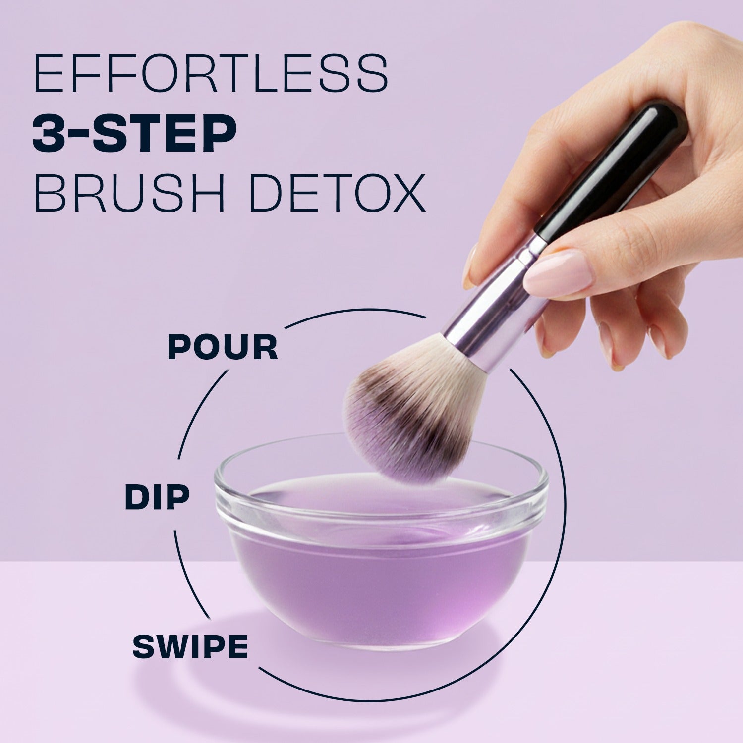 Brush Clean PRO Makeup Brush Cleaner 16 oz - Lavender