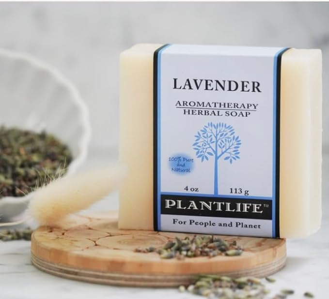 Plantlife Aromatherapy Herbal Soap Lavender 4 oz