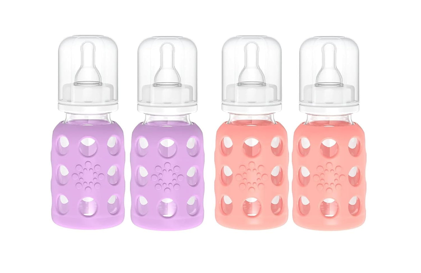 Lifefactory 4oz Glass Baby Bottle Sets