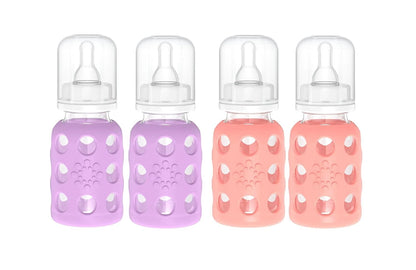 Lifefactory 4oz Glass Baby Bottle Sets