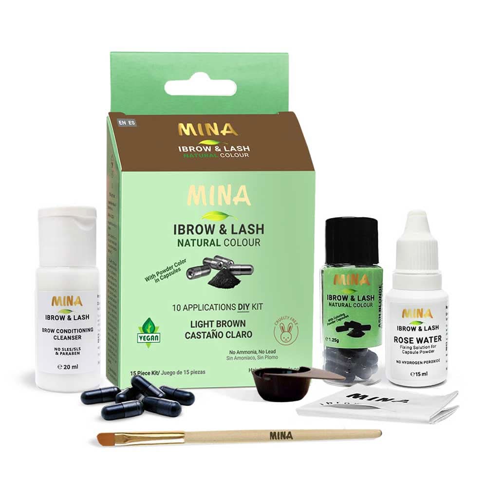 Mina ibrow & Lash Tint Kit - Light Brown