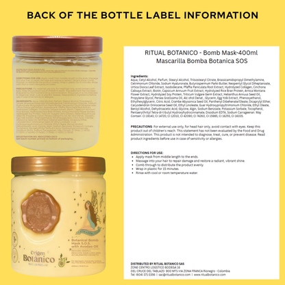 Ritual Botanico Botanical Bomb Mask S.O.S