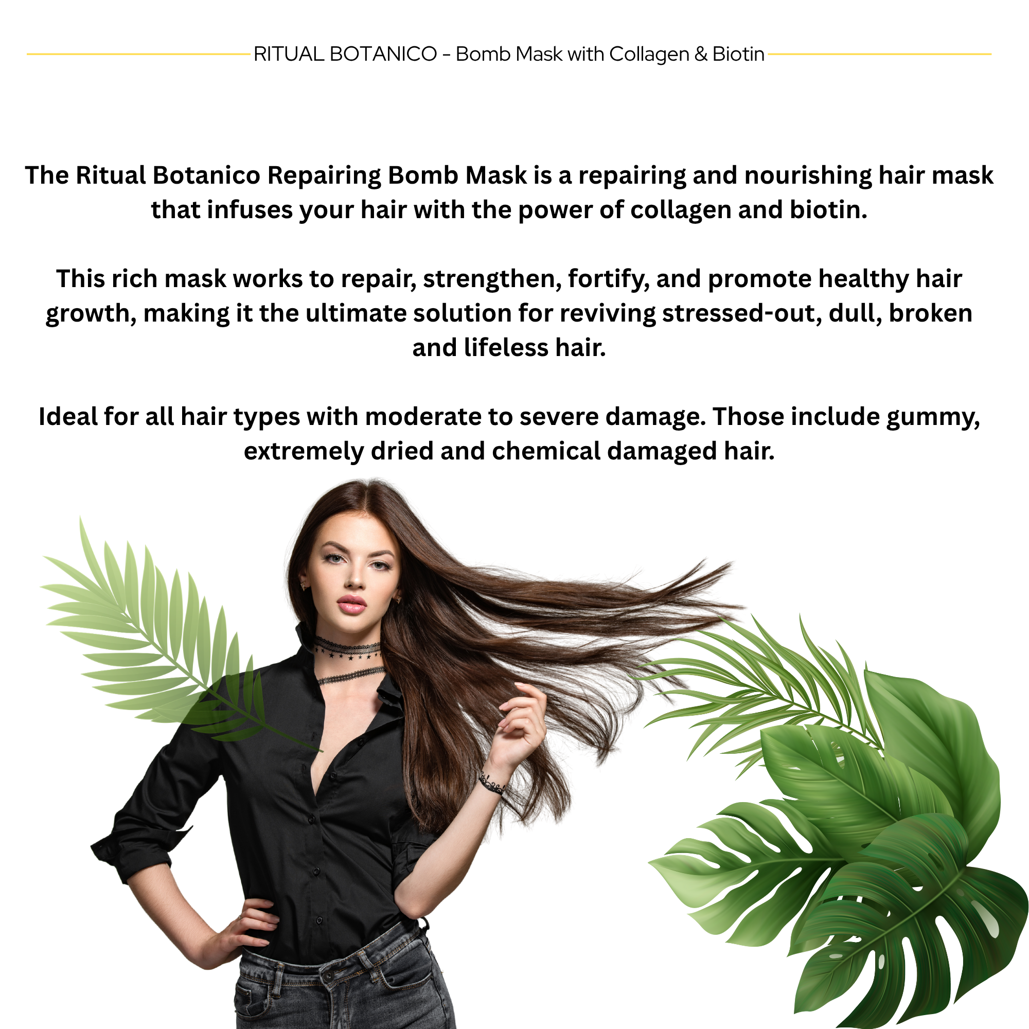 Ritual Botanico - Bomb Mask with Collagen + Biotin 400 ml