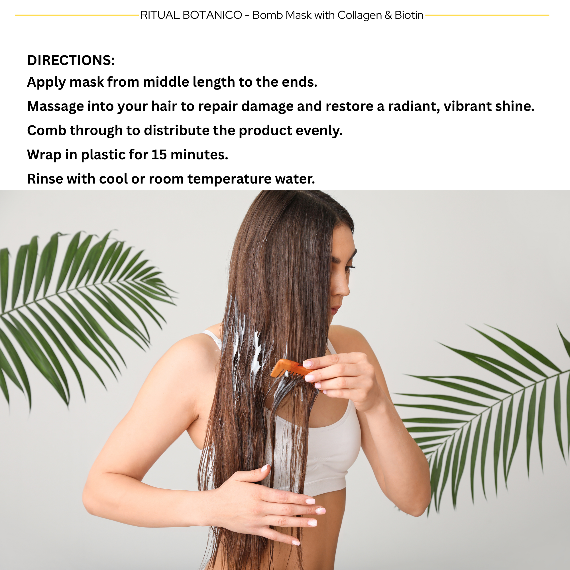 Ritual Botanico - Bomb Mask with Collagen + Biotin 400 ml