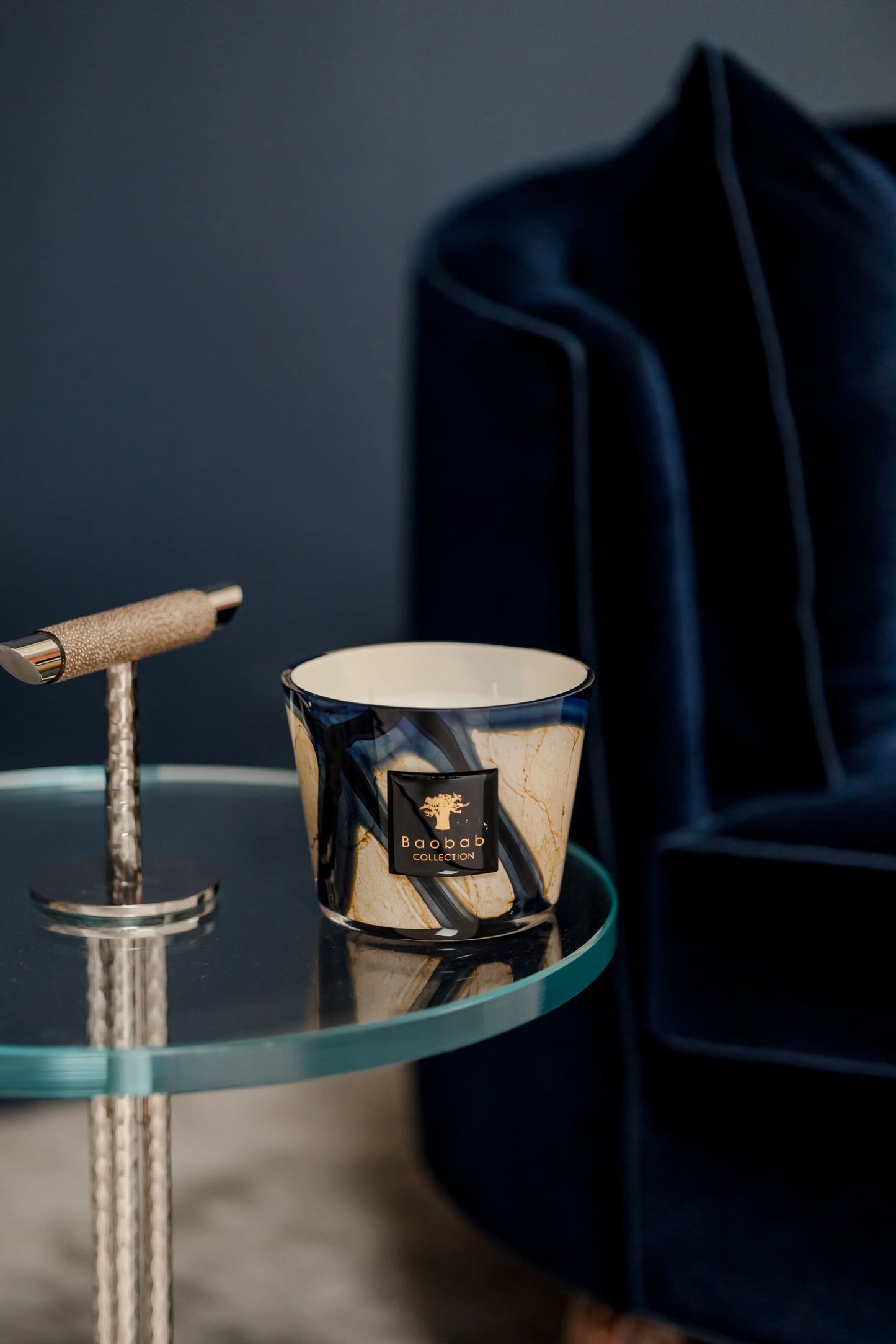 Baobab Stones Lazuli Candle