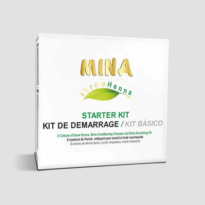 MINA IBROW - HENNA TINT PROFESSIONAL STARTER KIT SET OF 12