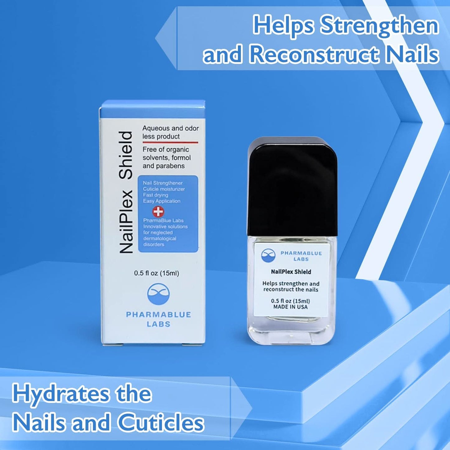 NailPlex Shield Nail Strengthener & Nail Repair Advanced Formula Treatment
