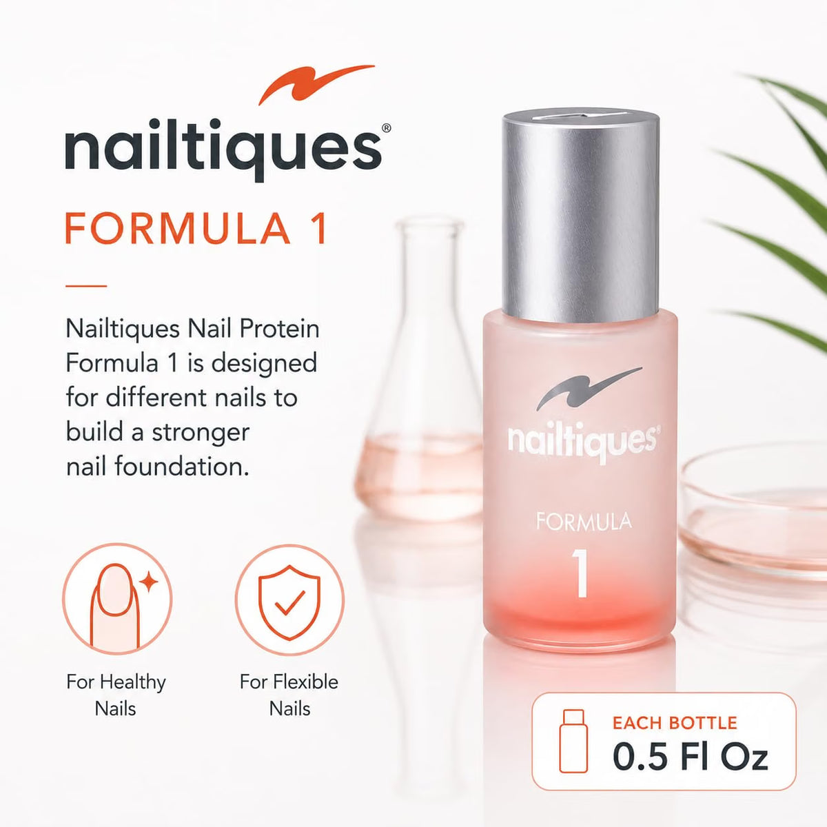 Nailtiques Formula 1 Nail Protein 0.5 oz