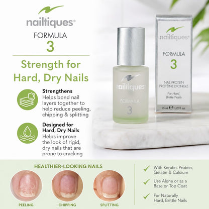 Nailtiques Formula 3 Nail Protein 0.5 oz