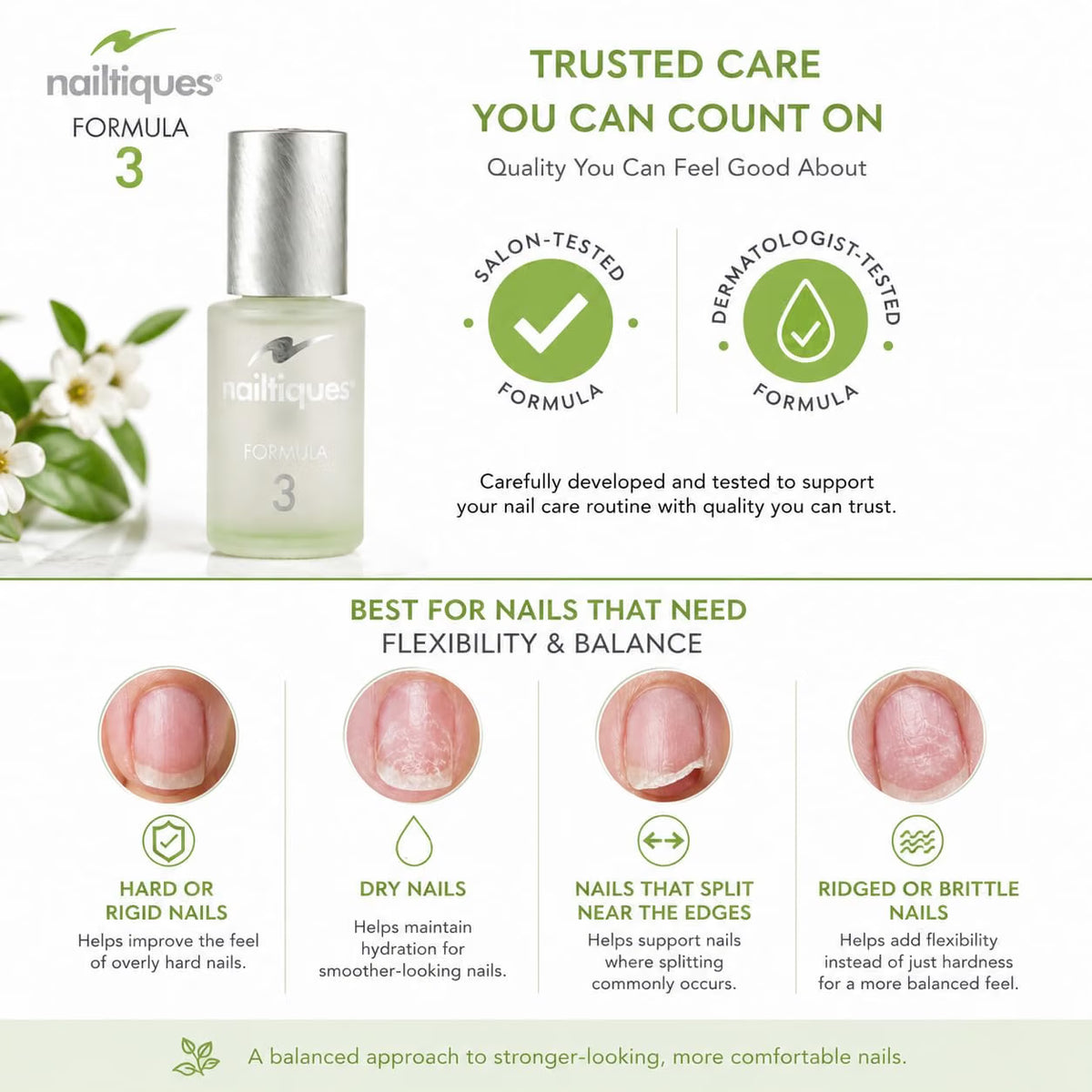Nailtiques Formula 3 Nail Protein 0.5 oz