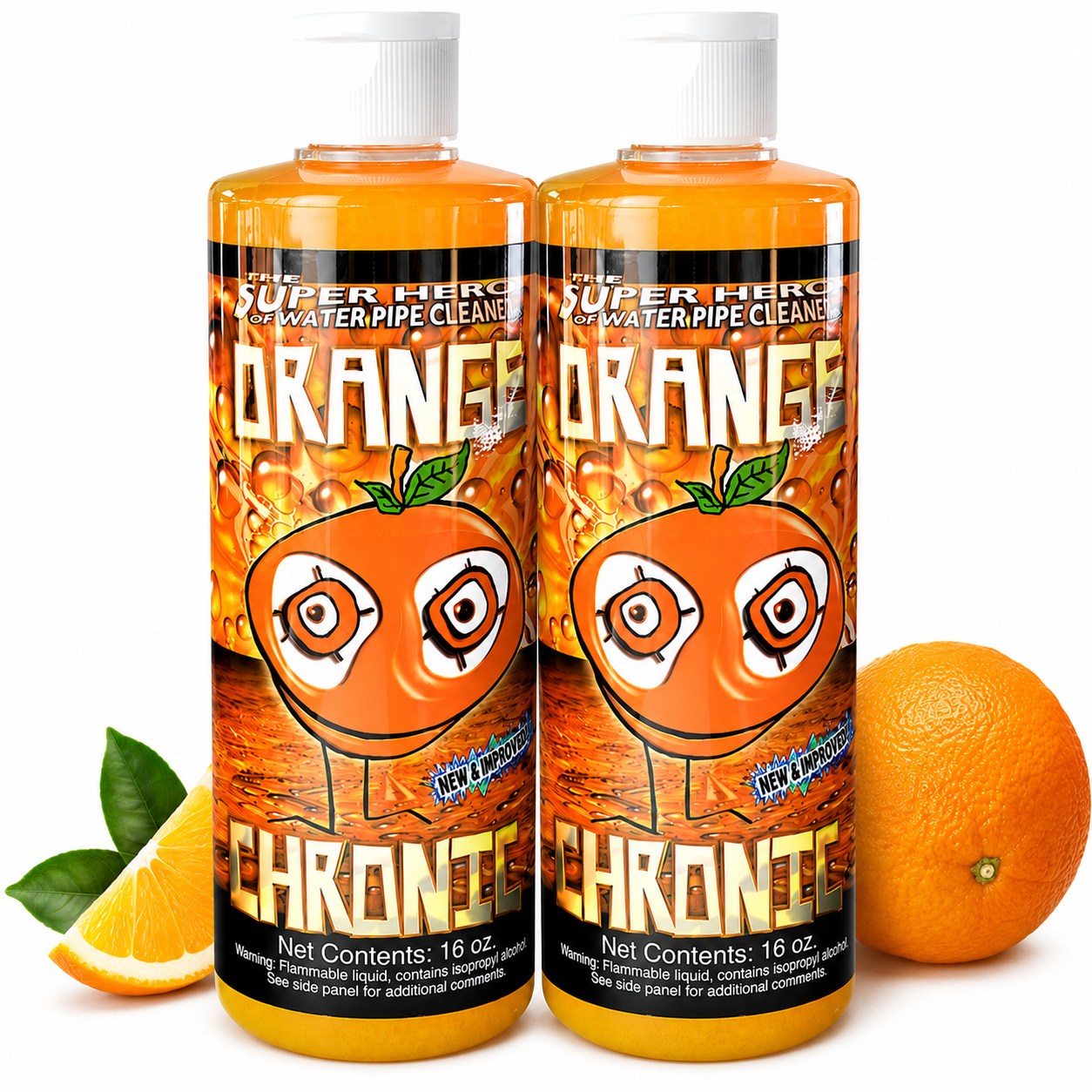 Orange Chronic Pipe Cleaner 16 oz (2 PACK)