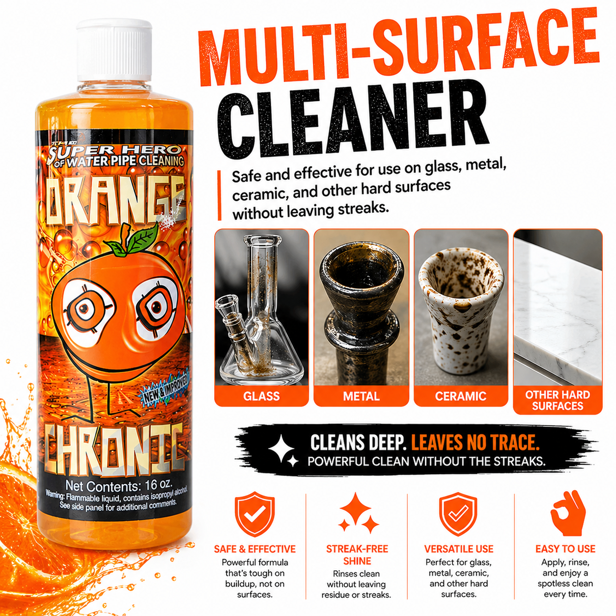 Orange Chronic Cleaner - 16 oz