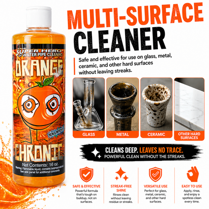 Orange Chronic Pipe Cleaner 16 oz