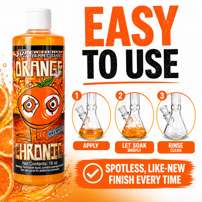 Orange Chronic Pipe Cleaner 16 oz