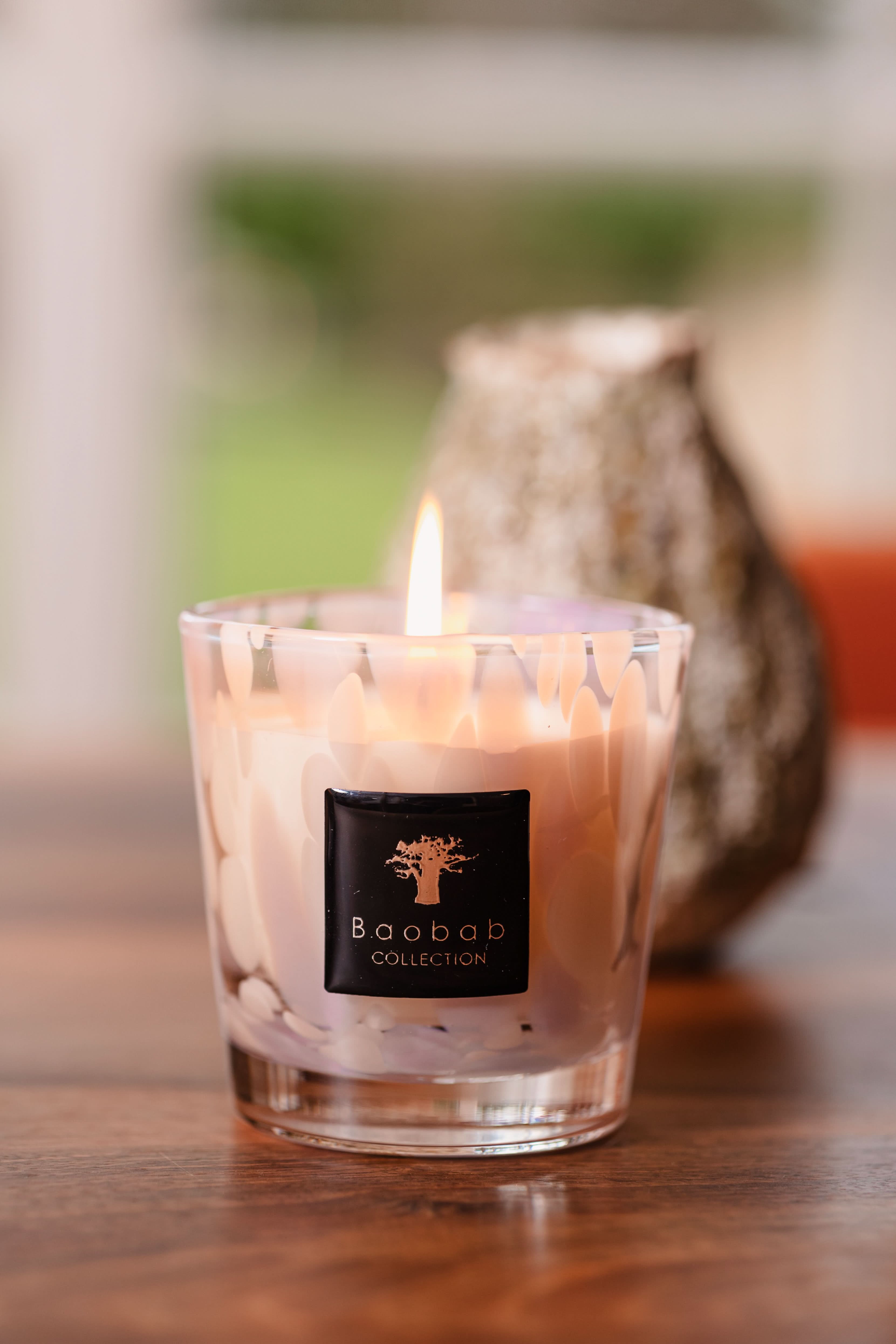 Baobab Collection White Pearls Candle – The Beauty Box
