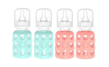 Lifefactory 4oz Glass Baby Bottle Sets