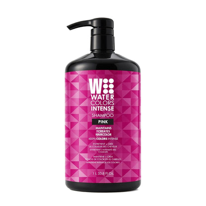 Watercolors Intense Metallic 3-in-1 Color Depositing Shampoo, Pink 33.8 oz