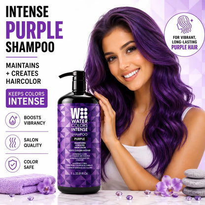Watercolors Intense Color Depositing Shampoo, Purple 33.8 oz
