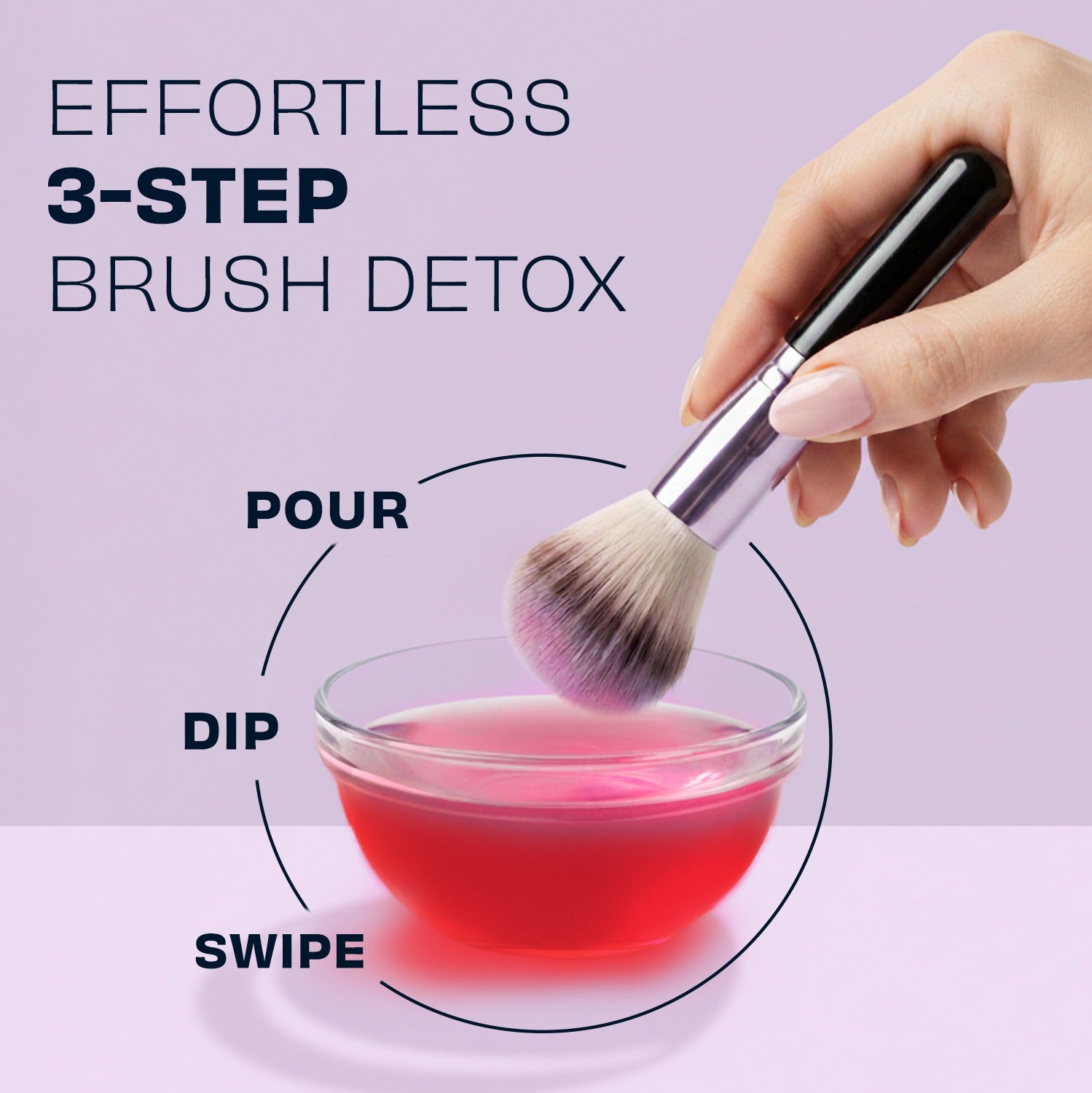 Brush Clean PRO Makeup Brush Cleaner 16 oz  - Rose